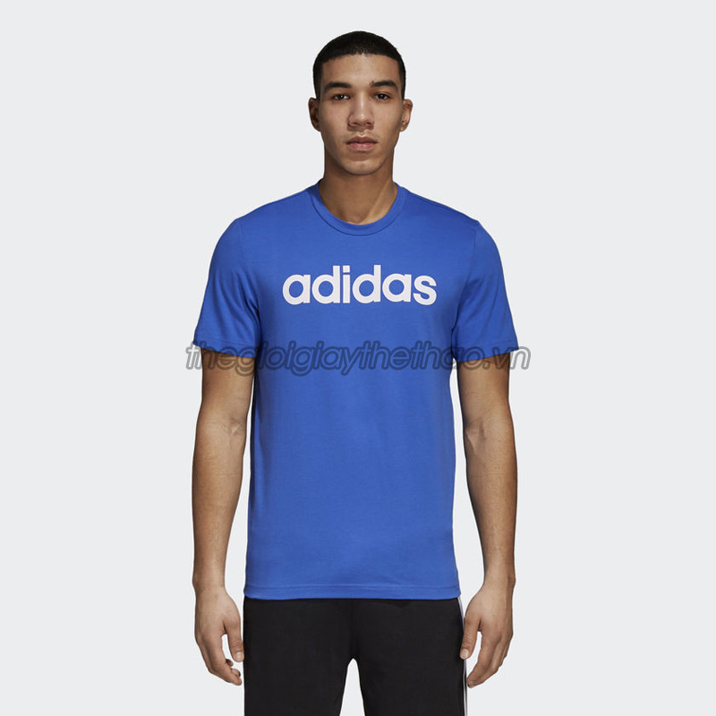 ao-Adidas-Camiseta-Logo---Azul-DM3135