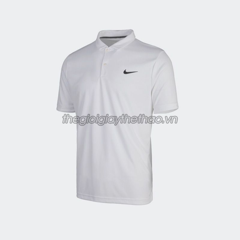 Áo Nike Polo Dri-fit Tennis trắng h1