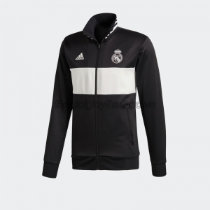 Áo adidas Real Madrid 3-Stripes Track Jacket - Black